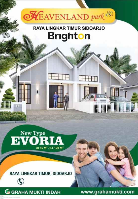 dijual rumah heavenland park