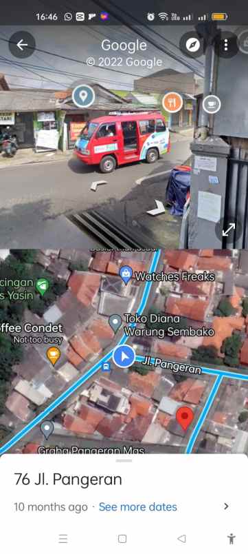 dijual rumah jalan dulhamid balekambang