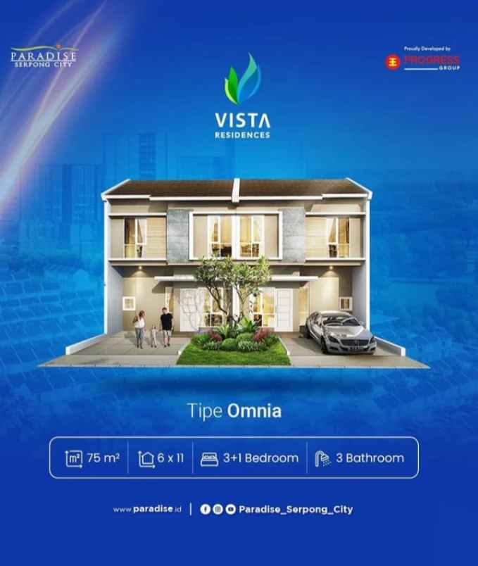 dijual rumah jalan raya puspitek