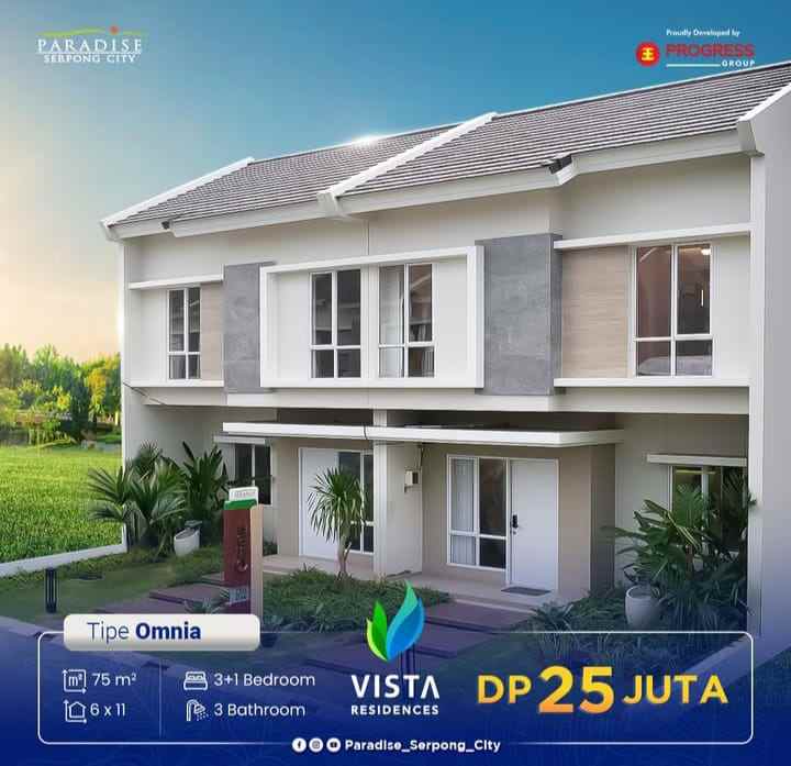 dijual rumah jalan raya puspitek