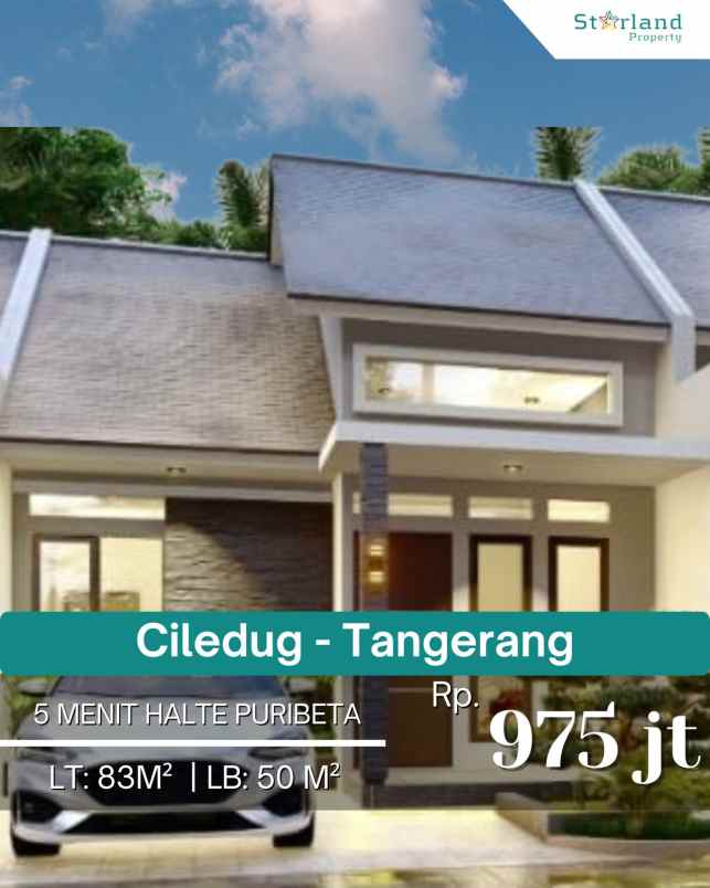 dijual rumah jalan raya tanah 100