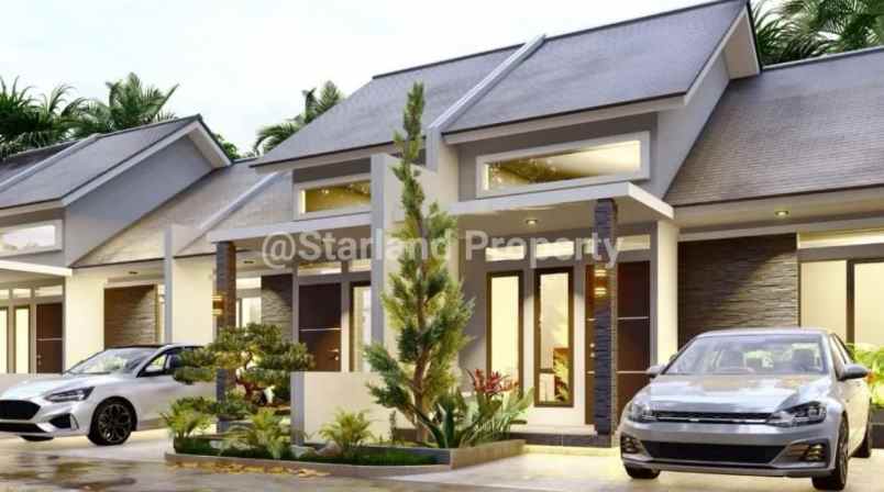 dijual rumah jalan raya tanah 100