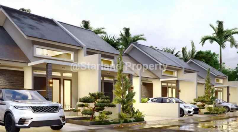 dijual rumah jalan raya tanah 100