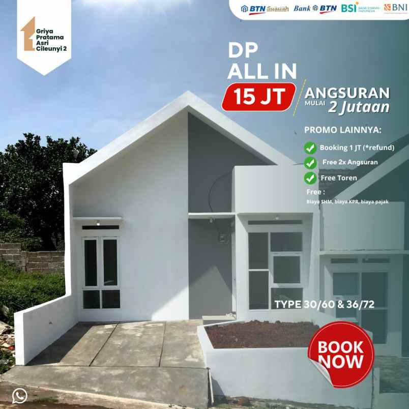 dijual rumah jalan sadang cileunyi