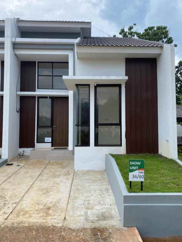 dijual rumah jalan waru kec parung