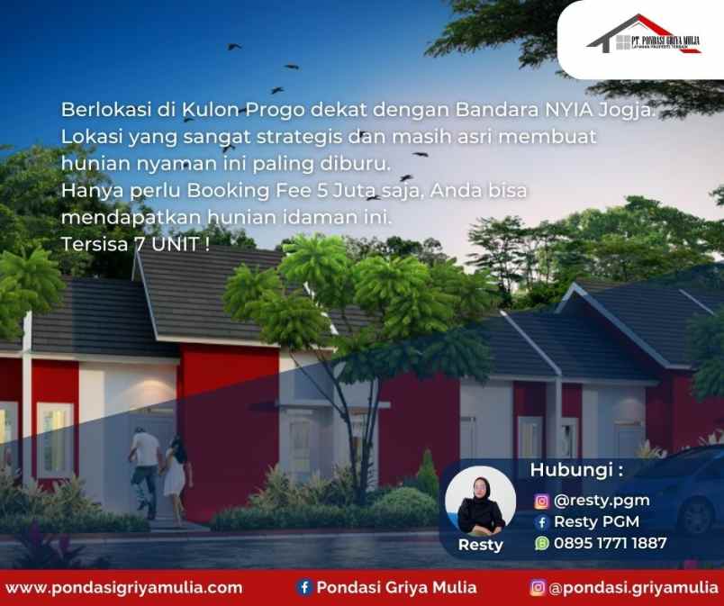 dijual rumah jalan wates