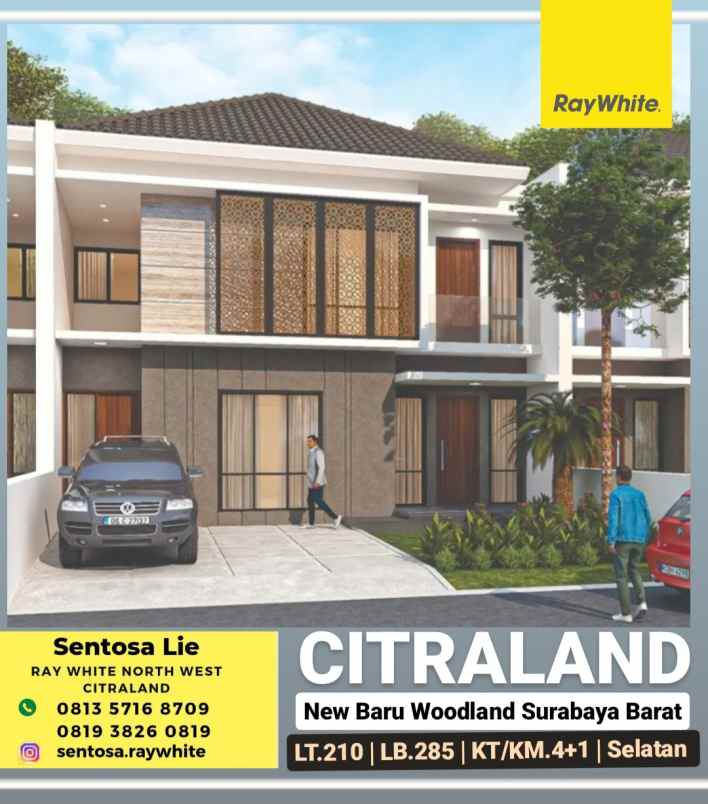 dijual rumah jalan woodland