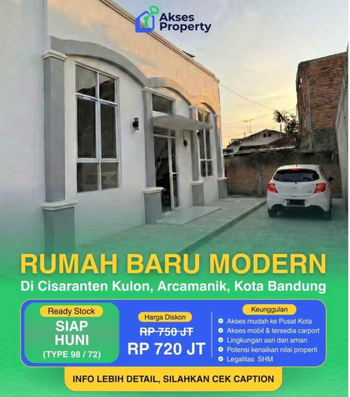 dijual rumah jl cisaranten arcamanik