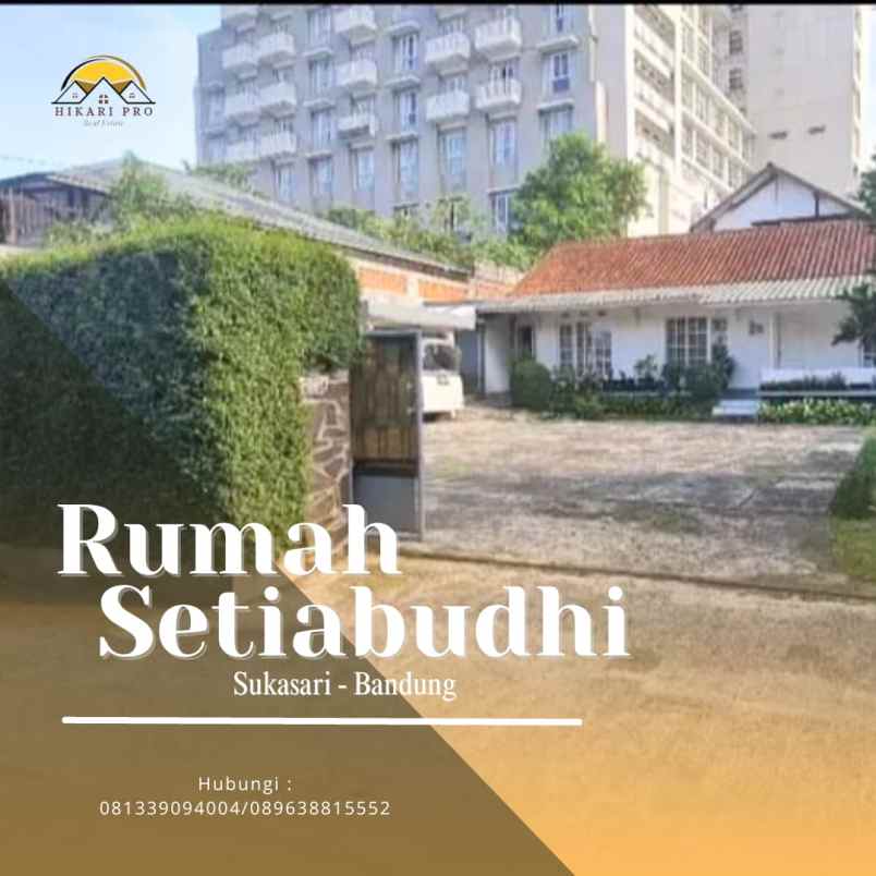 dijual rumah jl dr setiabudi kel isola