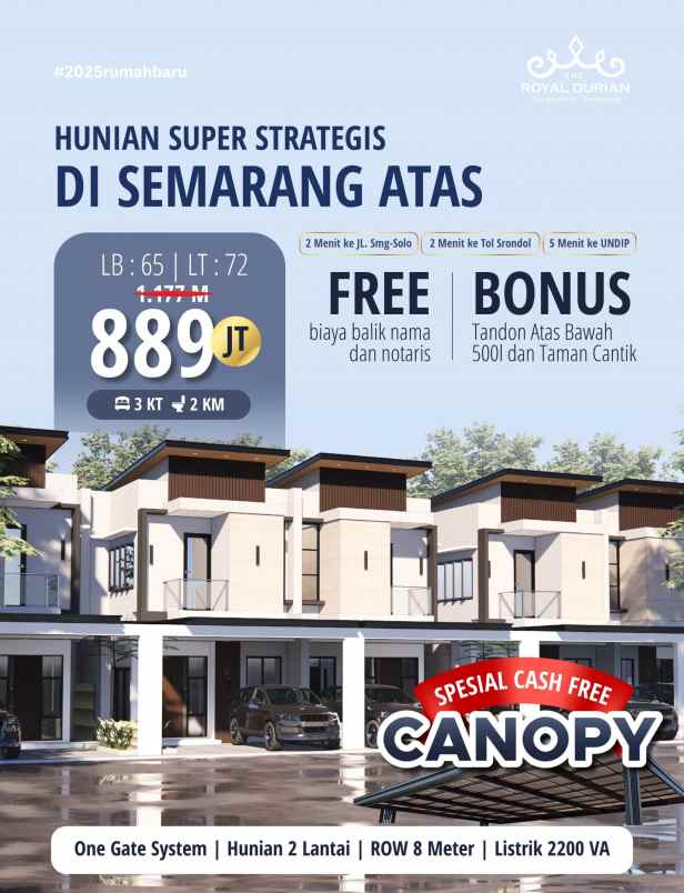 dijual rumah jl durian