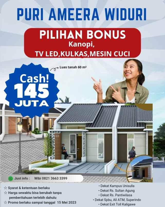 dijual rumah jl gebangsari raya kota