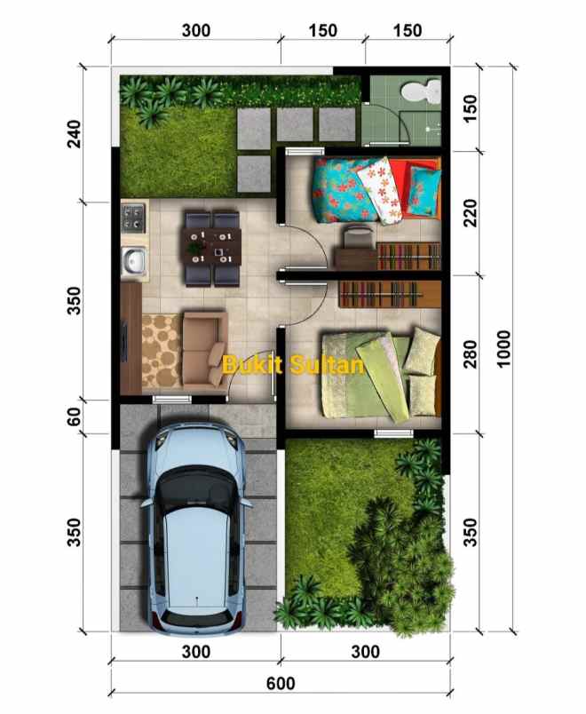 dijual rumah jl kapten dasuki bakri