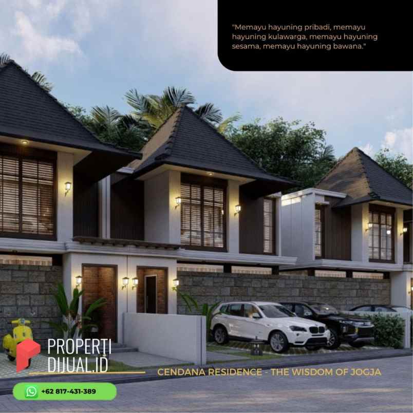 dijual rumah jl magelang jongke