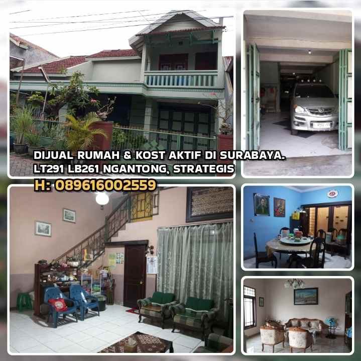 dijual rumah jl ngagel tirto surabaya