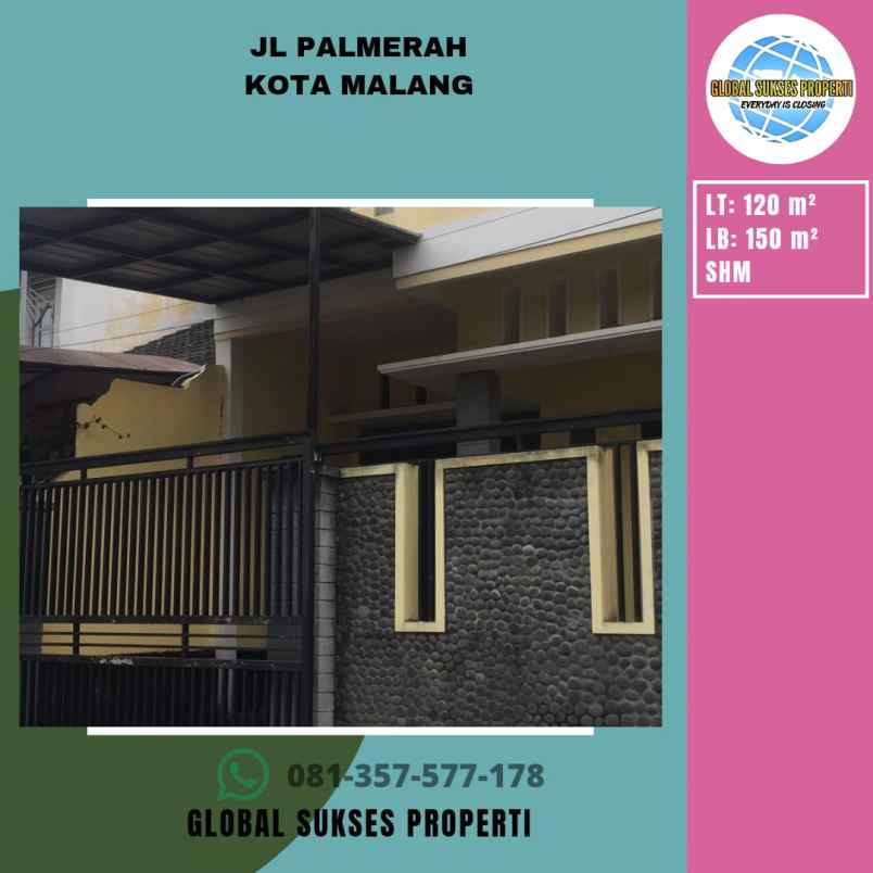 dijual rumah jl palmerah