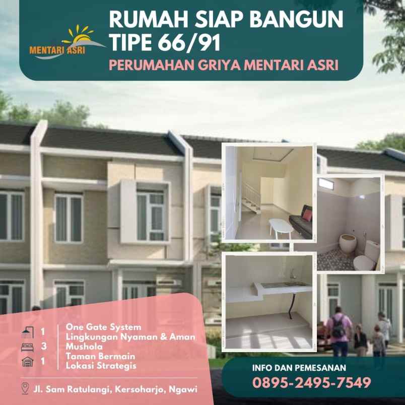 dijual rumah jl sam ratulangi