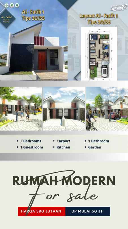 dijual rumah jl simpati rt 03 05