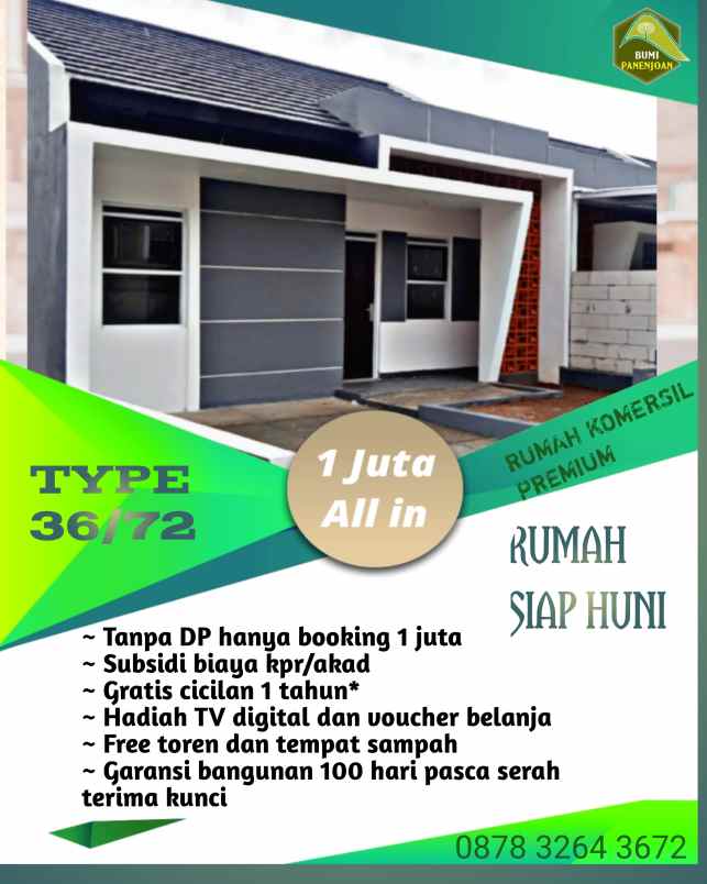 dijual rumah jl sindangwangi cicalengka