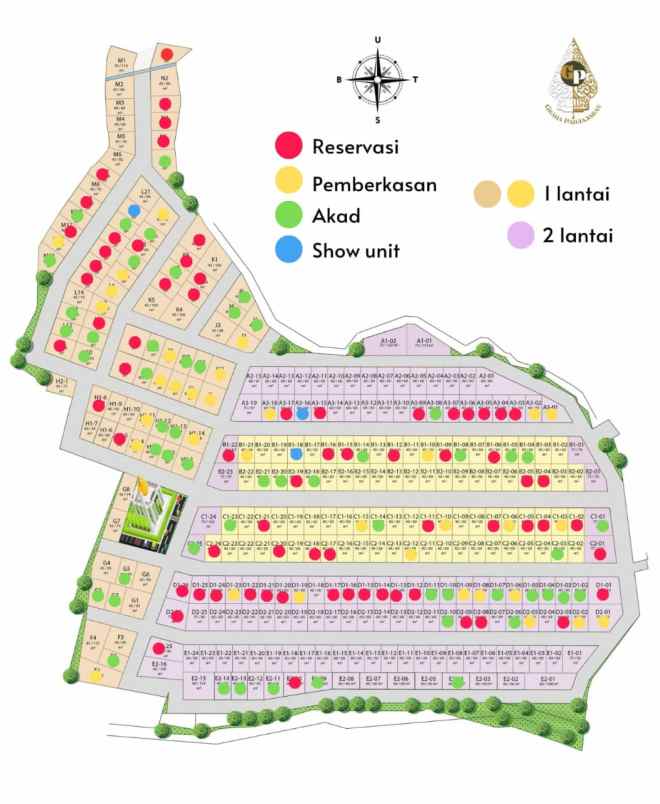 dijual rumah jl sulaiman komplek bni