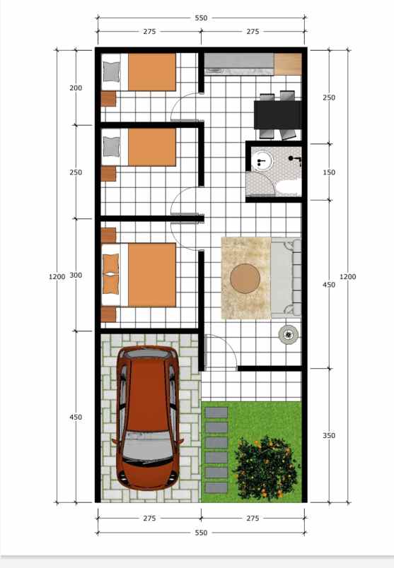 dijual rumah jln kranggan