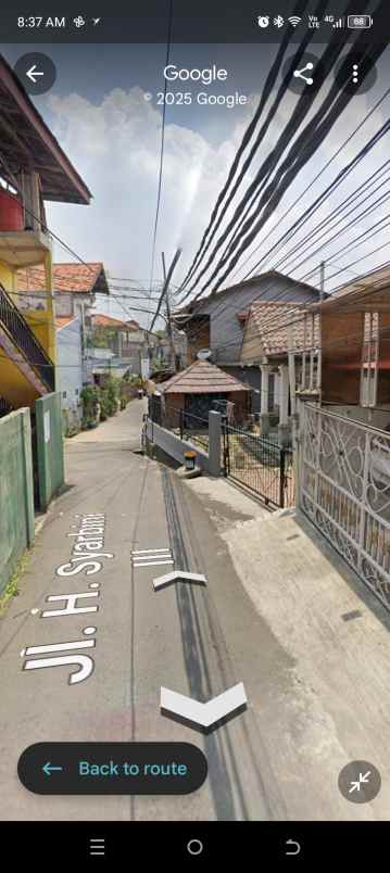 dijual rumah jln sarbini 3 no 27 rt015