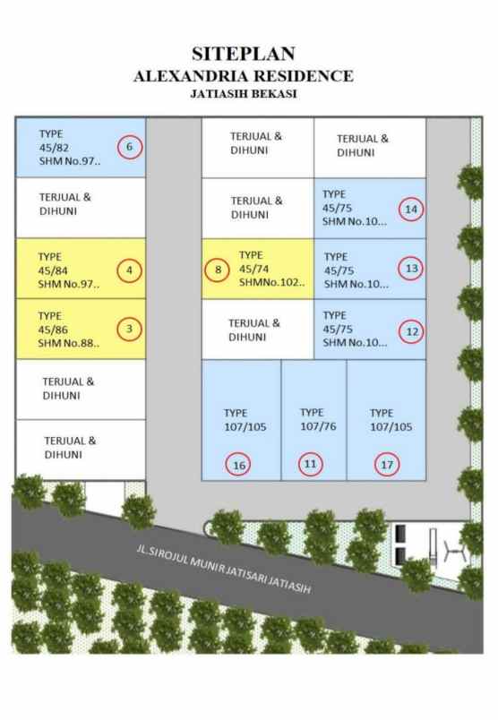 dijual rumah jln wibawa mukti jatisari