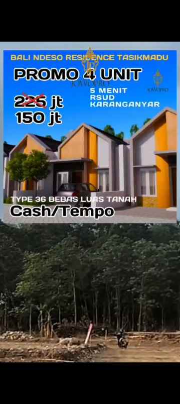 dijual rumah kalijirak tasikmadu