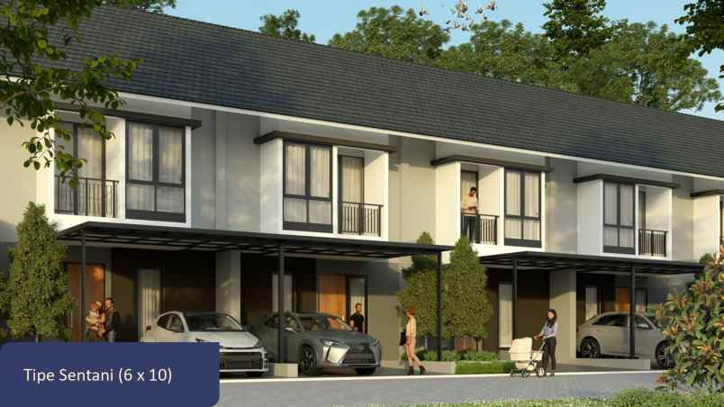 dijual rumah karang raharja