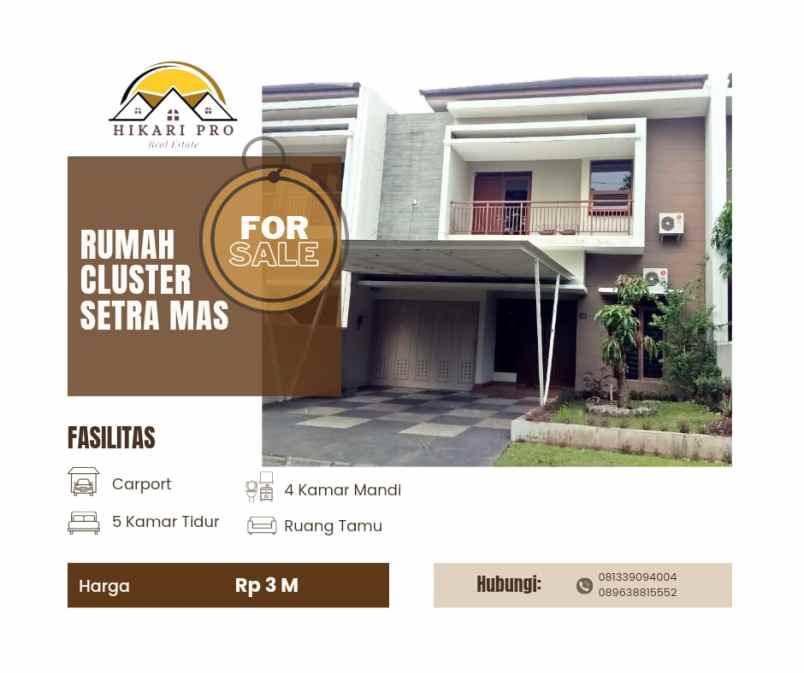 dijual rumah kec cimahi utara