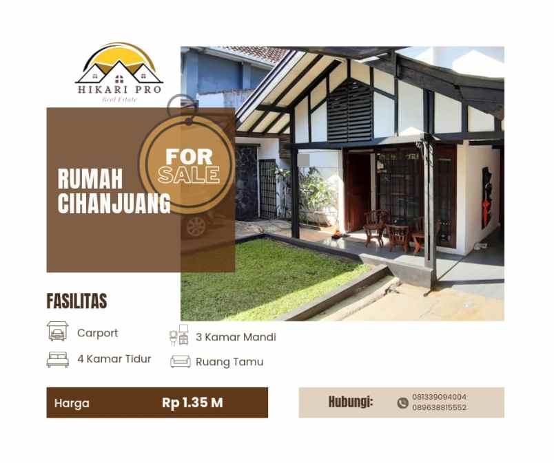 dijual rumah kec parongpong