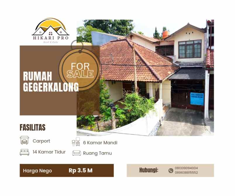 dijual rumah kec sukasari