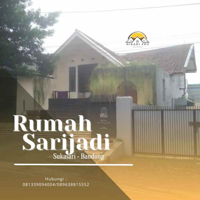 dijual rumah kel sarijadi kec sukasari