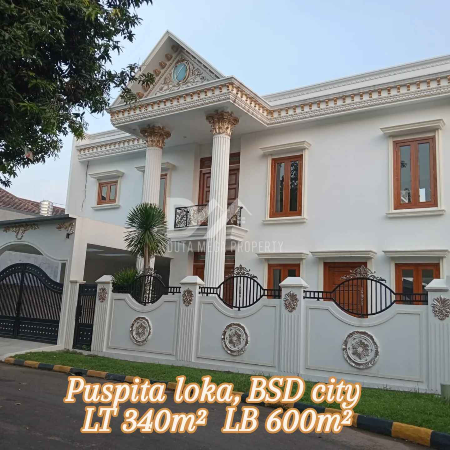dijual rumah kolam renang di bsd city