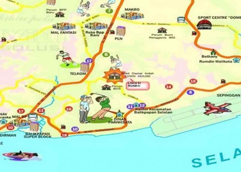 dijual rumah komplek bukit damai indah