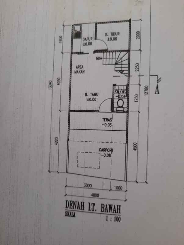 dijual rumah kukusan beji