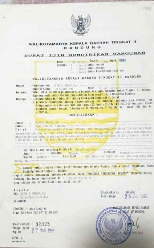 dijual rumah margahayu raya