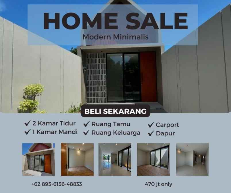 dijual rumah minimalis mewah di sleman