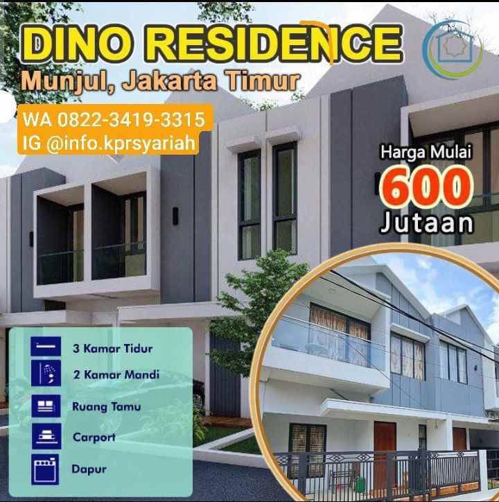 dijual rumah munjul