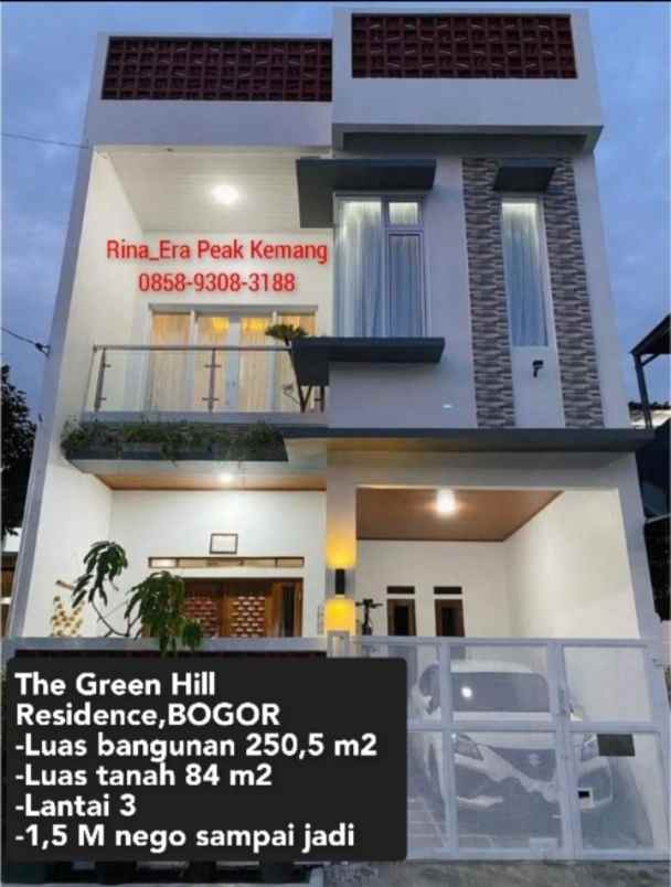 dijual rumah pd rajeg kec cibinong