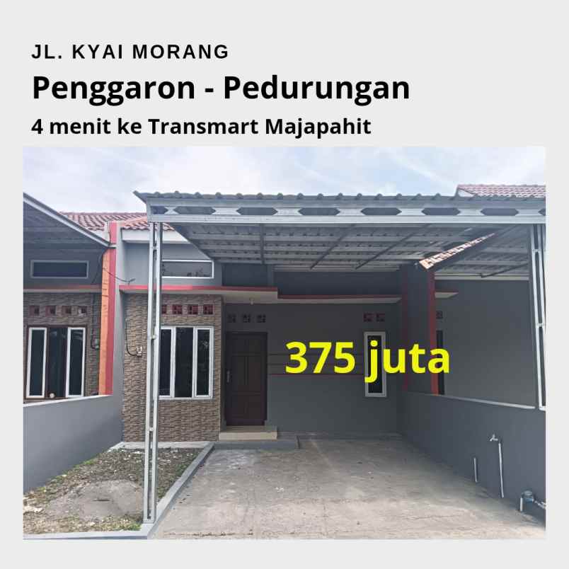 dijual rumah penggaron pedurungan