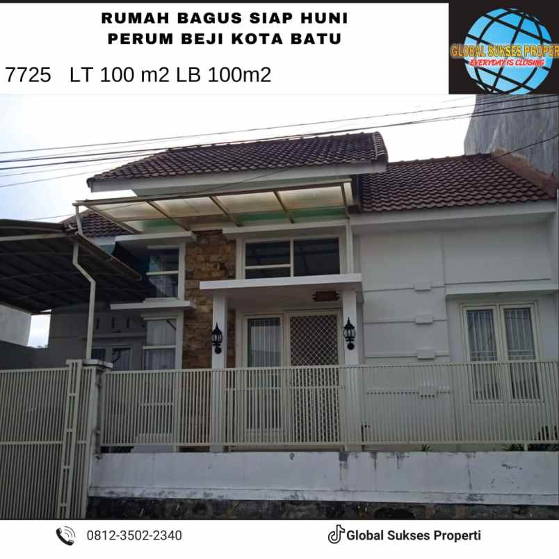 dijual rumah perum beji