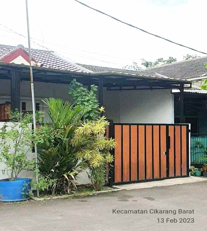 dijual rumah perumahan taman aster kel