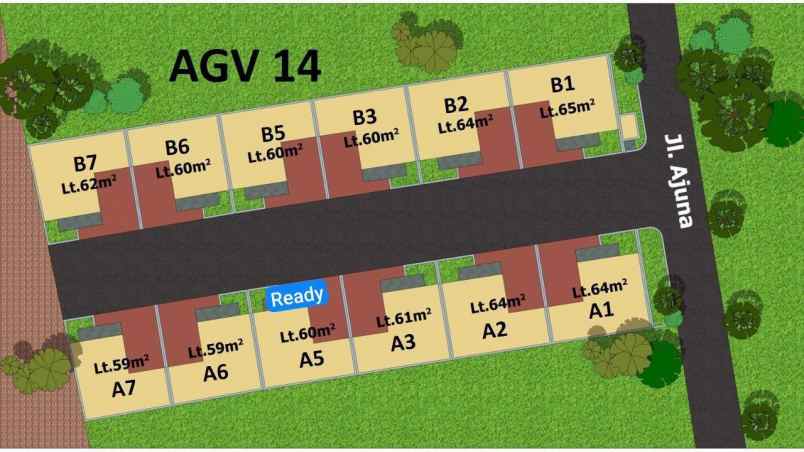 dijual rumah pondok benda