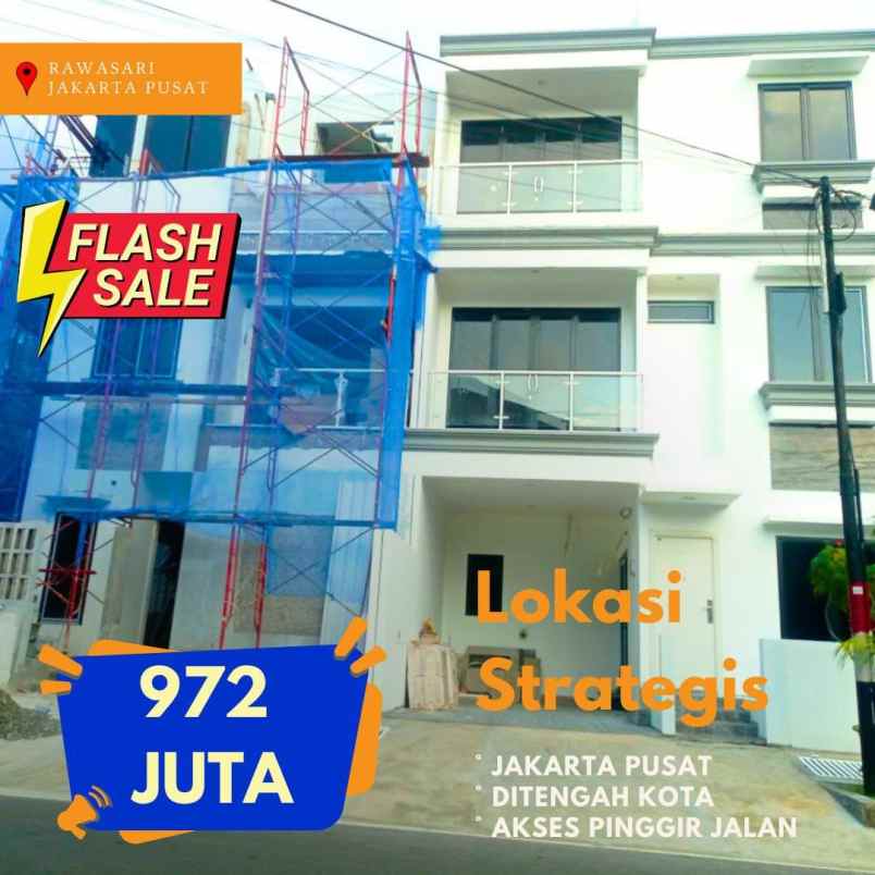 dijual rumah rawasari