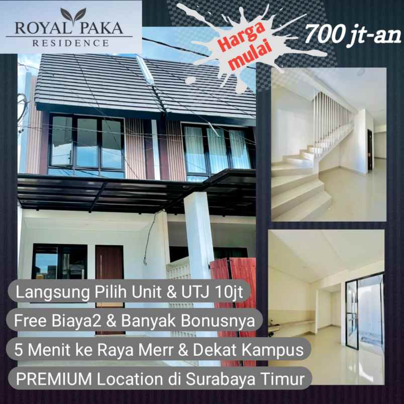 dijual rumah royal paka residence umire