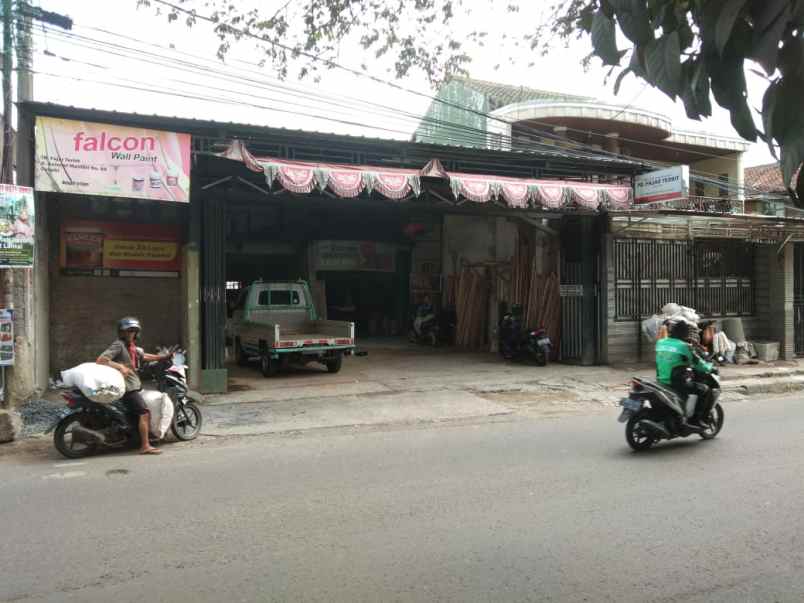 dijual rumah siap huni bekas usaha matrial cimahi