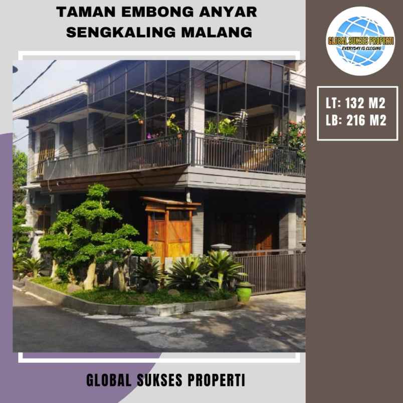 dijual rumah taman embong anyar sengkaling