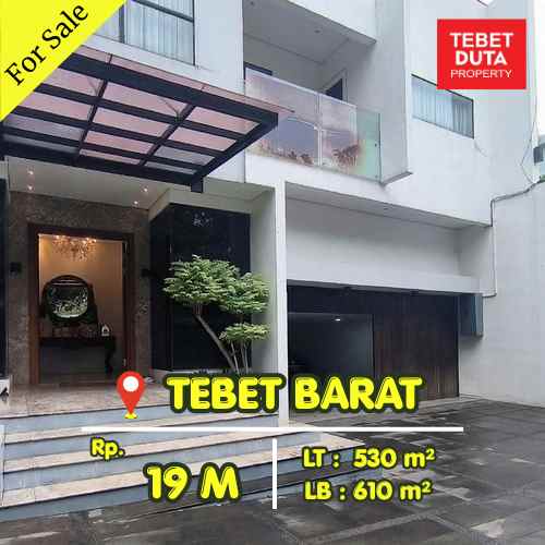 dijual rumah tebet
