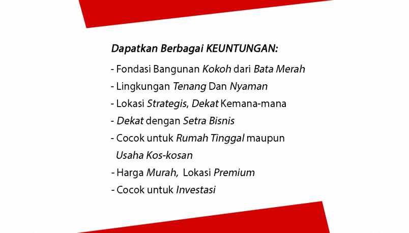 dijual rumah tomang hitung tanah