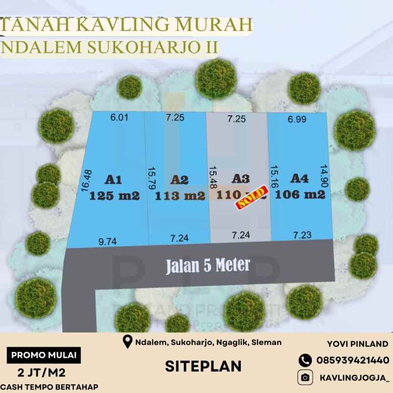 dijual tanah alamat losari sukoharjo